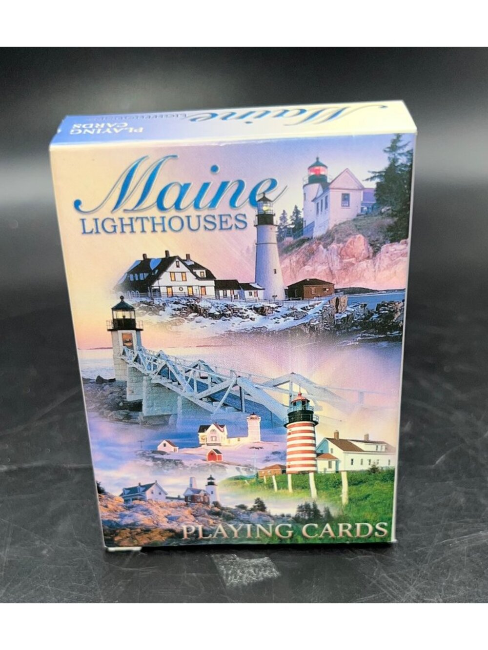 Maine Lighthouses Playing Cards Scenic Photography By David Ransaw Full deck
